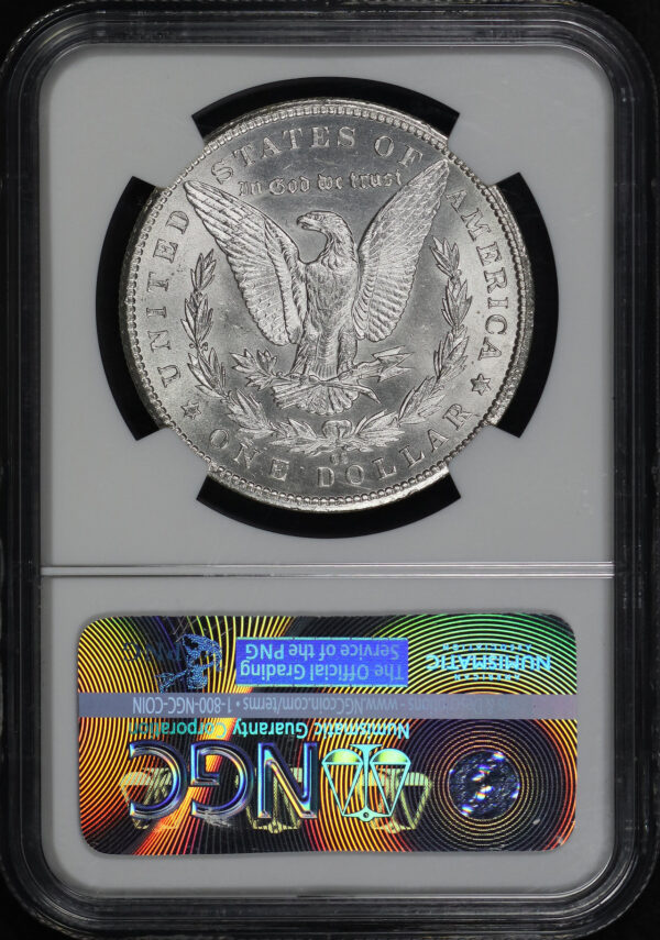 Reverse of this 1885-CC Morgan Dollar NGC MS-63