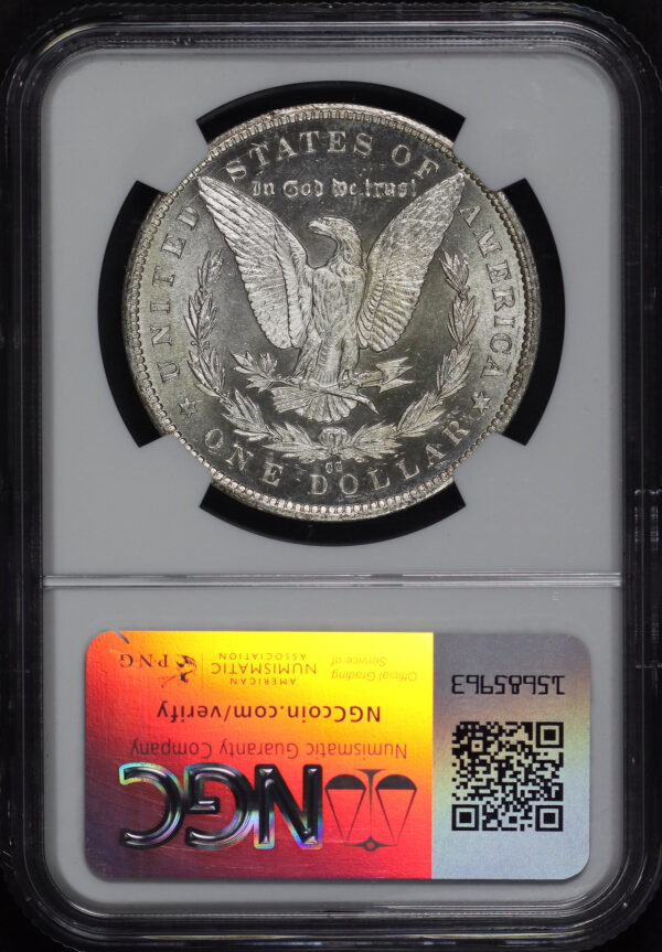 Reverse of this 1885-CC Morgan Dollar NGC MS-63