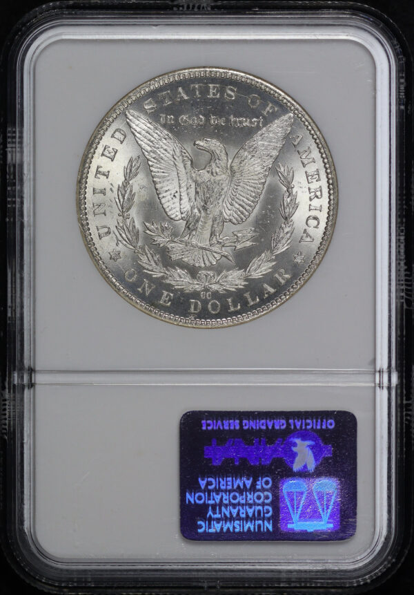 Reverse of this 1885-CC Morgan Dollar NGC MS-66