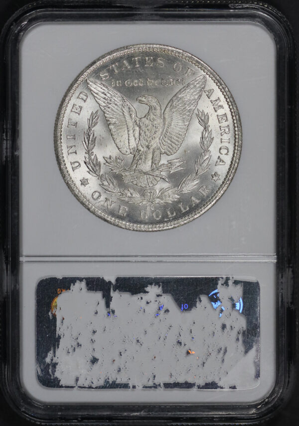 Reverse of this 1885-CC Morgan Dollar NGC MS-67