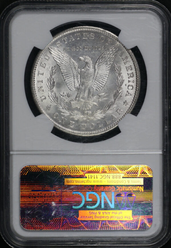 Reverse of this 1885-O Morgan Dollar NGC MS-63