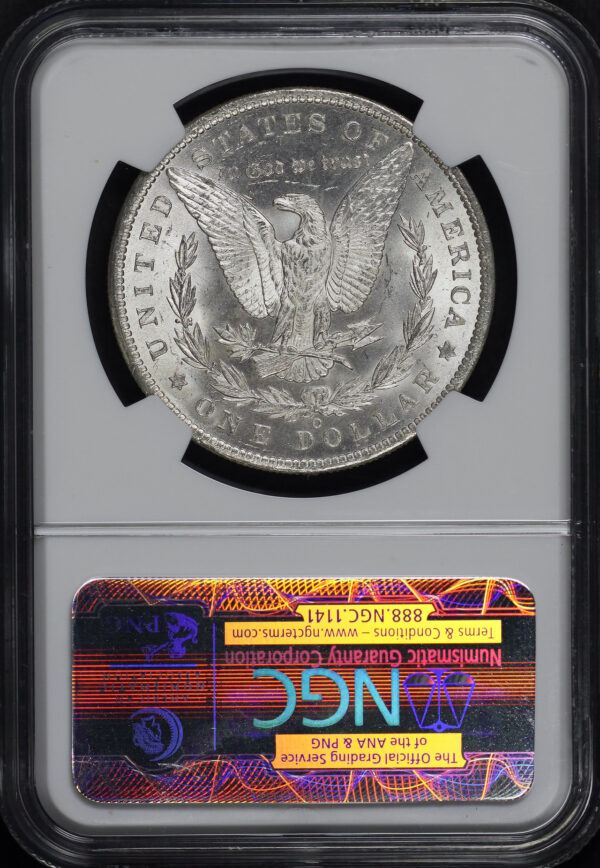 Reverse of this 1885-O Morgan Dollar NGC MS-63 MUSIC CITY COLLECTION