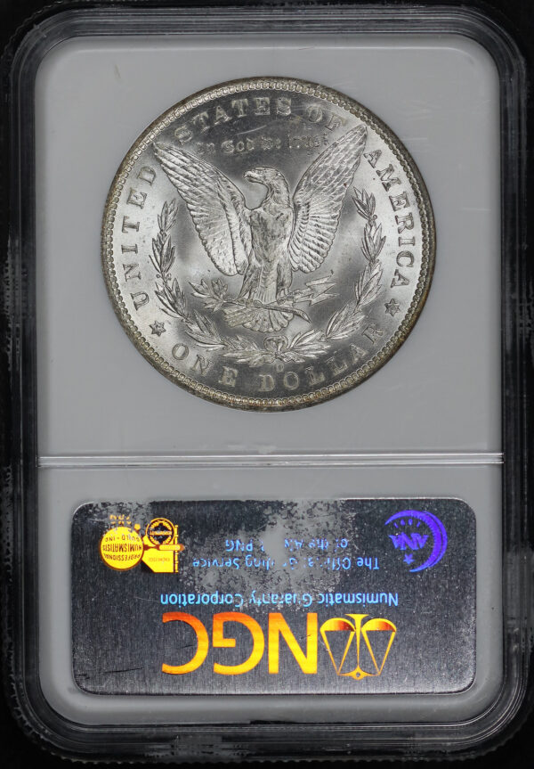 Reverse of this 1885-O Morgan Dollar NGC MS-63