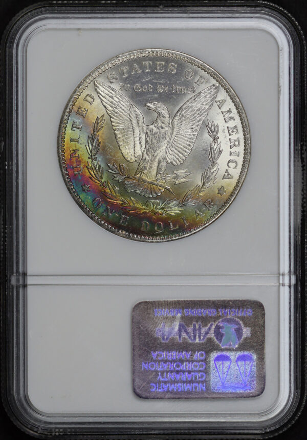 Reverse of this 1885-O Morgan Dollar NGC MS-63