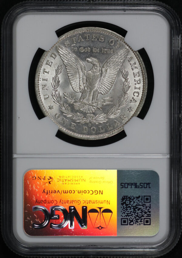 Reverse of this 1885-O Morgan Dollar NGC MS-64