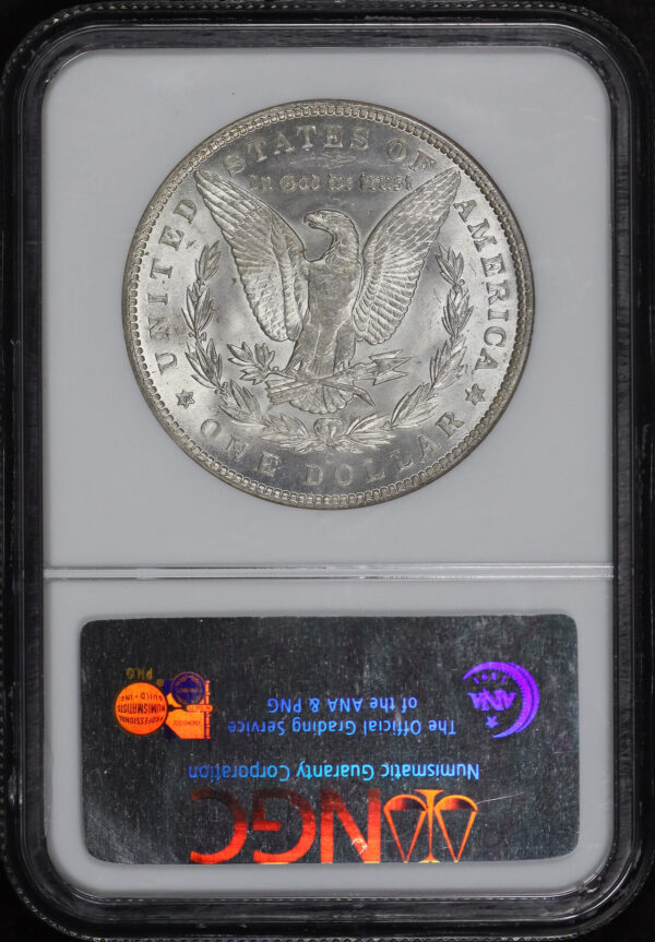 Reverse of this 1885-O Morgan Dollar NGC MS-64