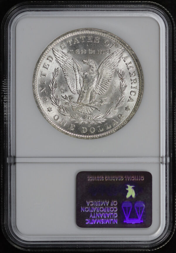 Reverse of this 1885-O Morgan Dollar NGC MS-64