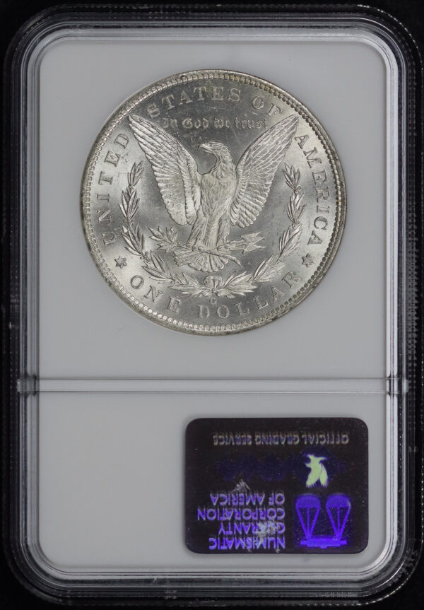 Reverse of this 1885-O Morgan Dollar NGC MS-64
