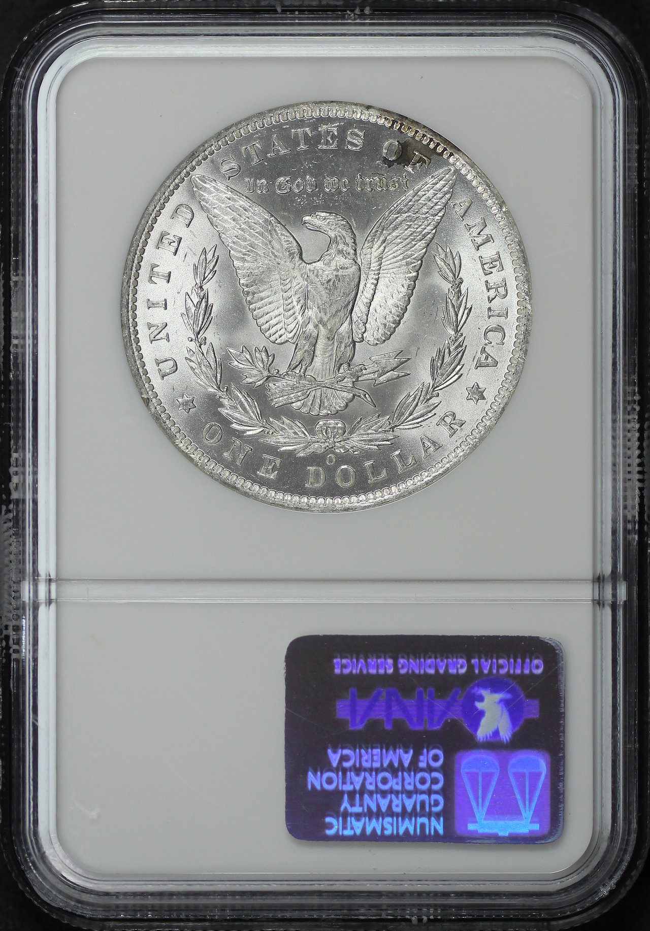 Reverse of this 2011-W Morgan Dollar Gold Eagle PCGS PR-69 DCAM