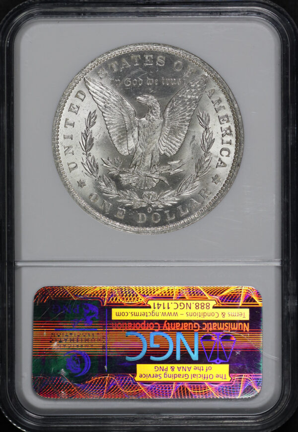 Reverse of this 1885-O Morgan Dollars NGC MS-64