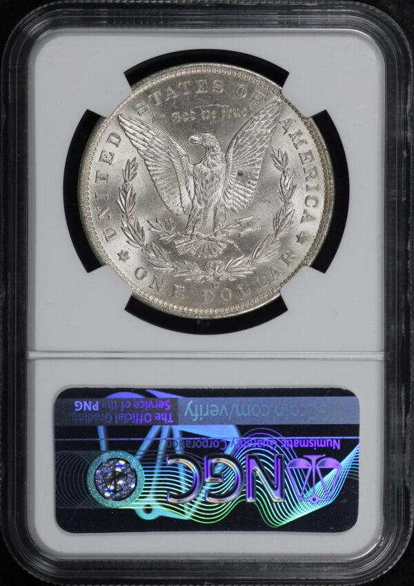 Reverse of this 1885-O Morgan Dollar NGC MS-65