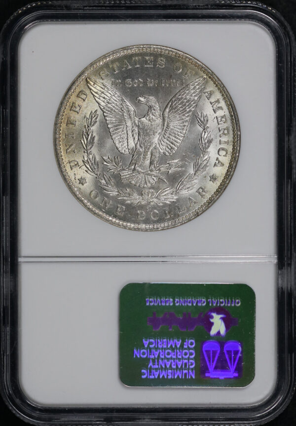 Reverse of this 1885-O Morgan Dollar NGC MS-65