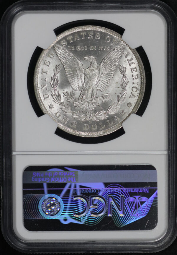 Reverse of this 1885-O Morgan Dollar NGC MS-67