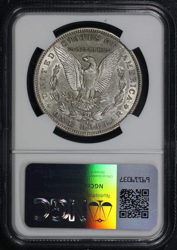 Reverse of this 1885-S Morgan Dollar NGC AU-55