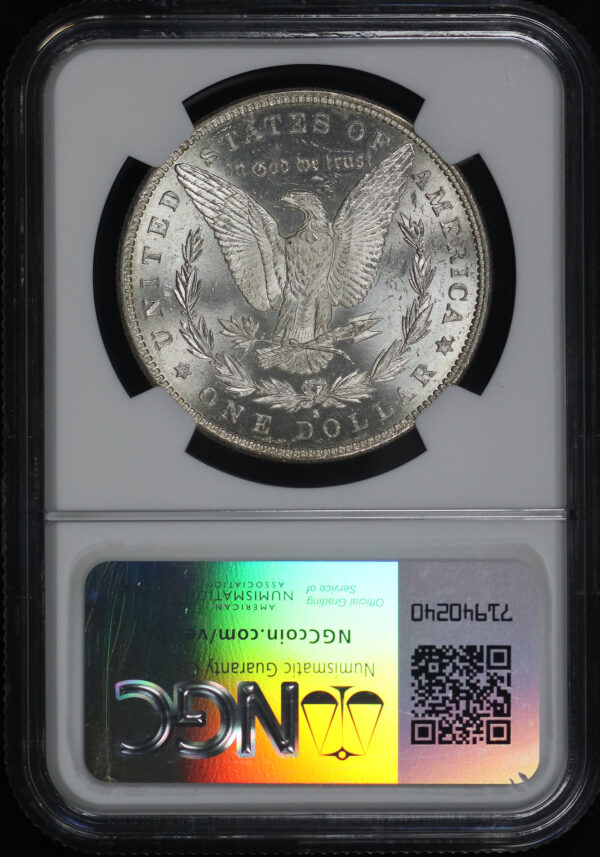 Reverse of this 1885-S Morgan Dollar NGC MS-64