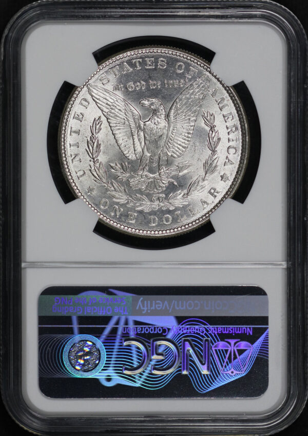 Reverse of this 1886 Morgan Dollar NGC MS-64