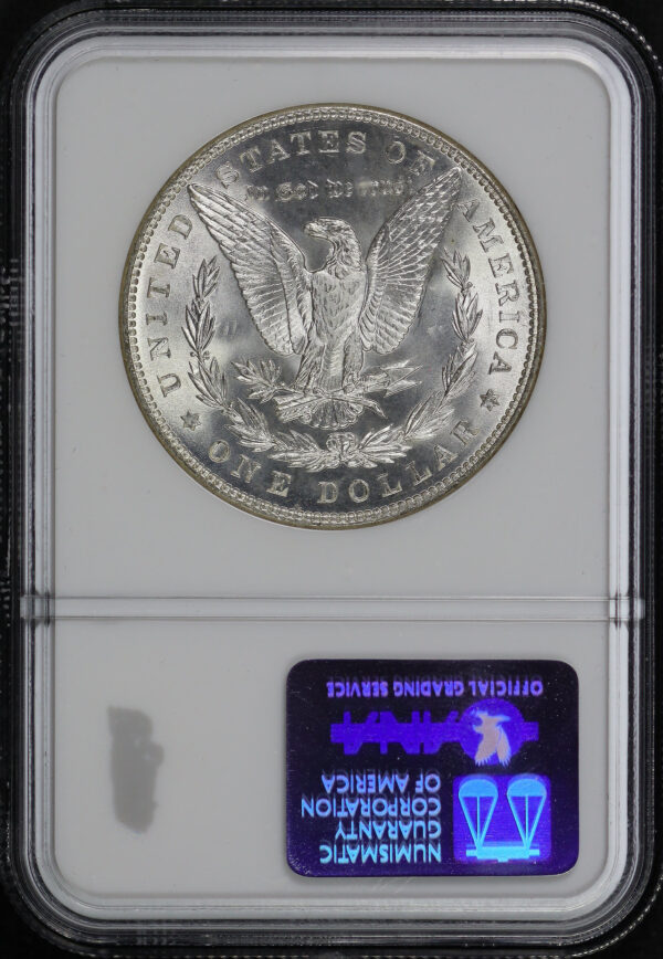 Reverse of this 1886 Morgan Dollar NGC MS-66