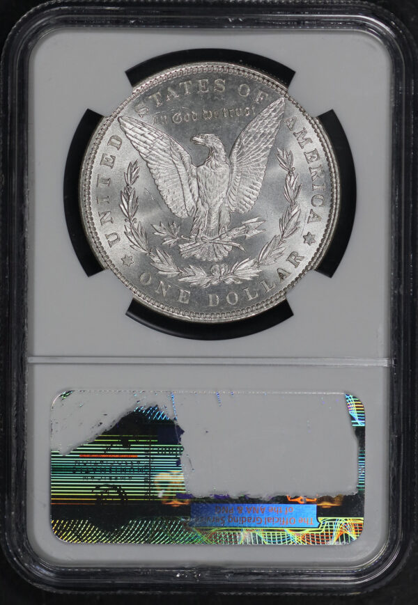 Reverse of this 1886 Morgan Dollar NGC MS-67