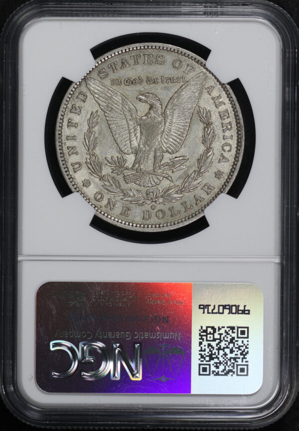 Reverse of this 1886-O Morgan Dollar NGC AU-53