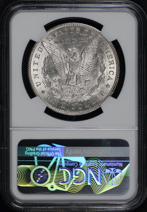 Reverse of this 1886-O Morgan Dollar NGC AU-55