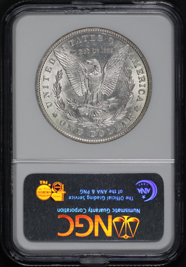 Reverse of this 1886-O Morgan Dollar NGC AU-58