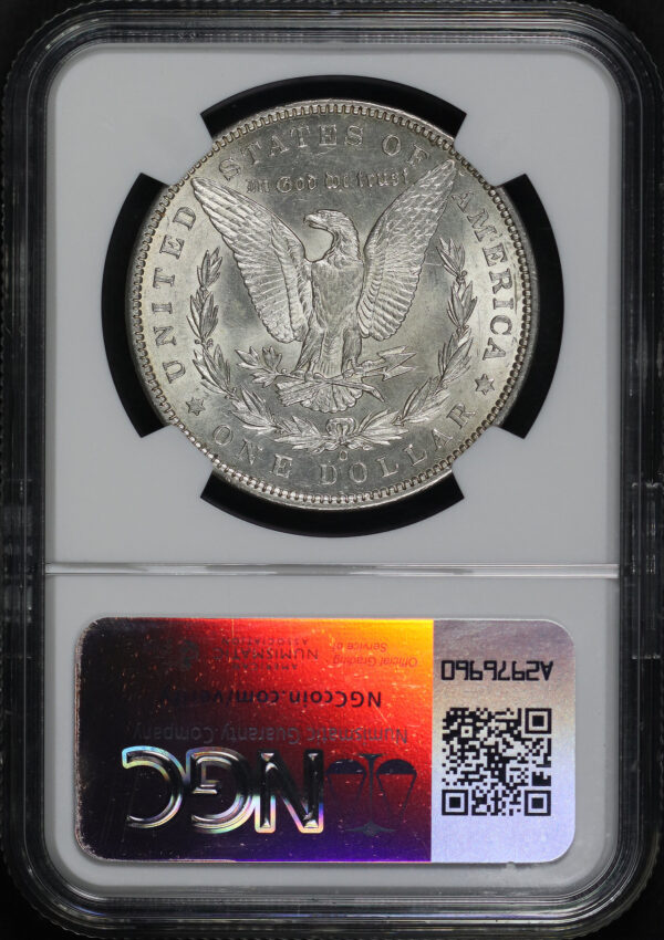 Reverse of this 1886-O Morgan Dollar NGC MS-61