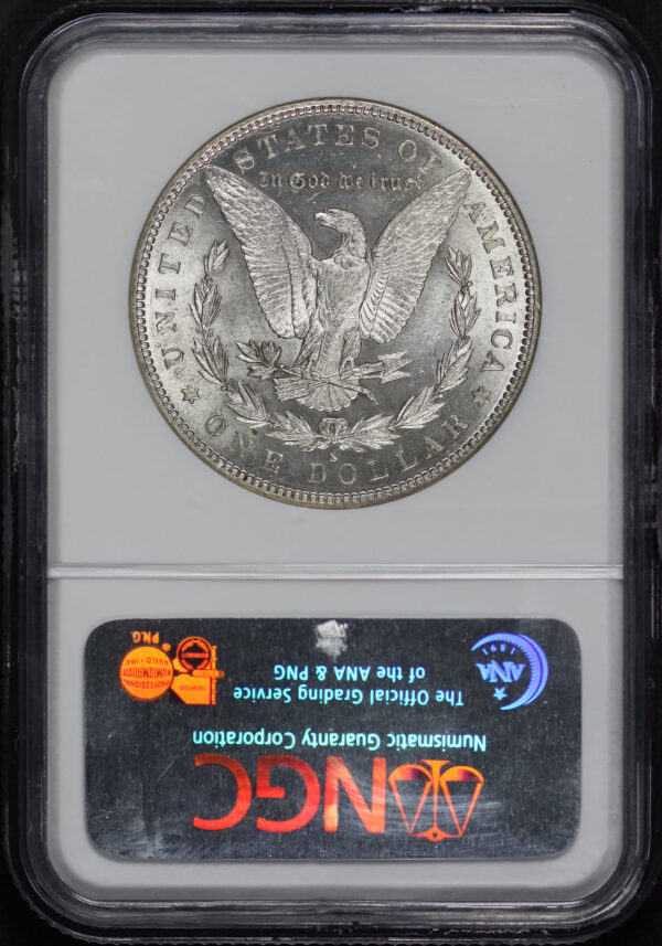 Reverse of this 1886-S Morgan Dollar NGC MS-61
