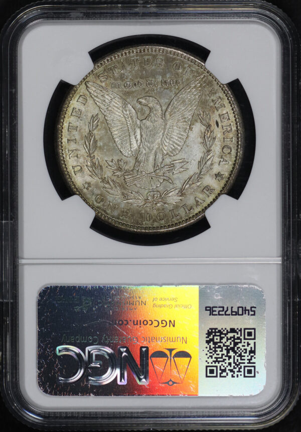 Reverse of this 1886-S Morgan Dollar NGC MS-62
