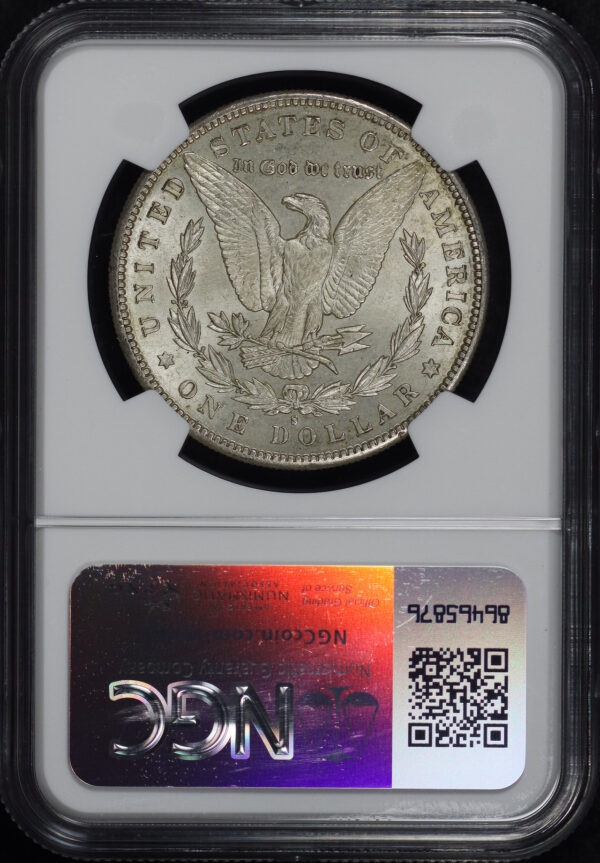 Reverse of this 1886-S Morgan Dollar NGC MS-62