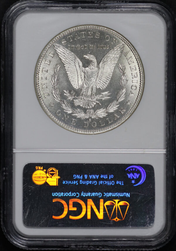 Reverse of this 1886-S Morgan Dollar NGC MS-63