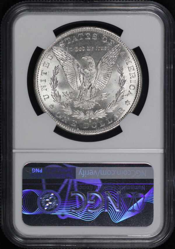 Reverse of this 1886-S Morgan Dollar NGC MS-64