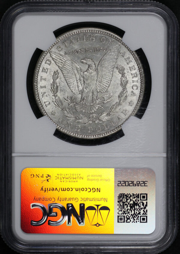 Reverse of this 1887 Morgan Dollar NGC MS-61