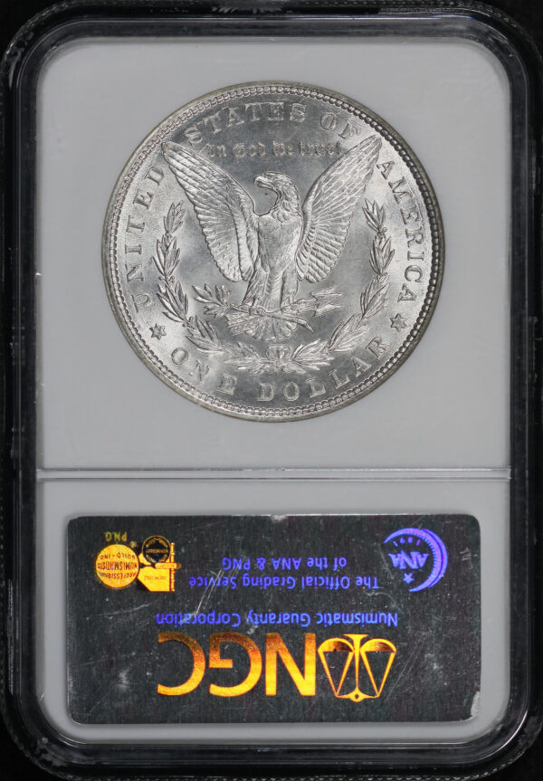 Reverse of this 1887 Morgan Dollar NGC MS-63