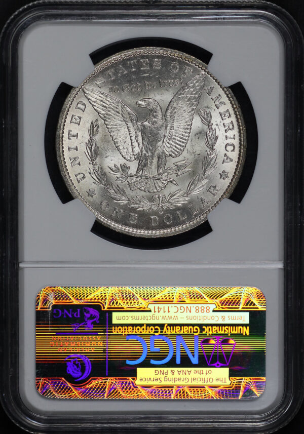 Reverse of this 1887-O Morgan Dollar NGC MS-63