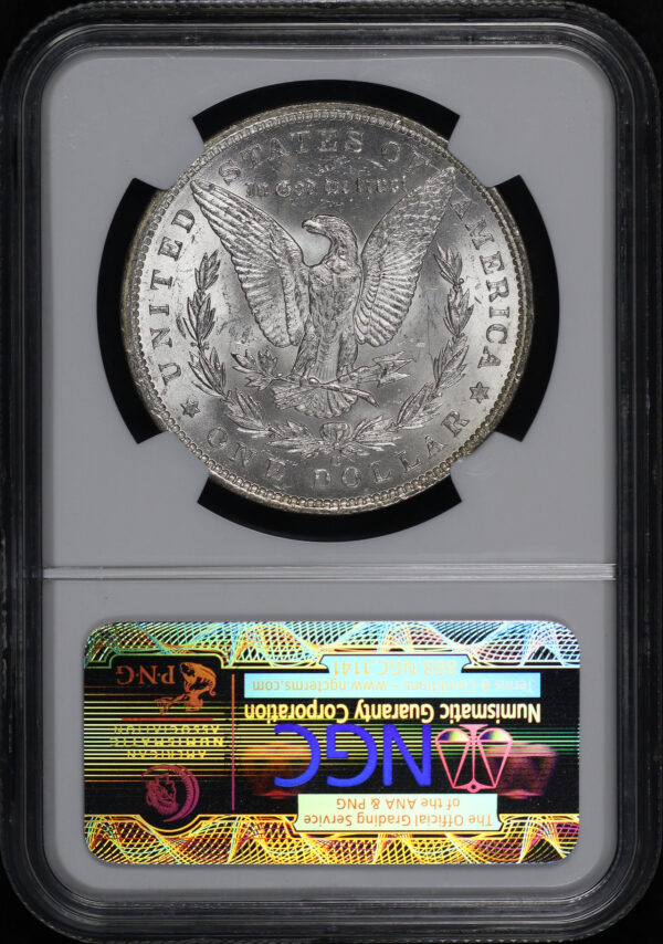 Reverse of this 1887-O Morgan Dollar NGC MS-63