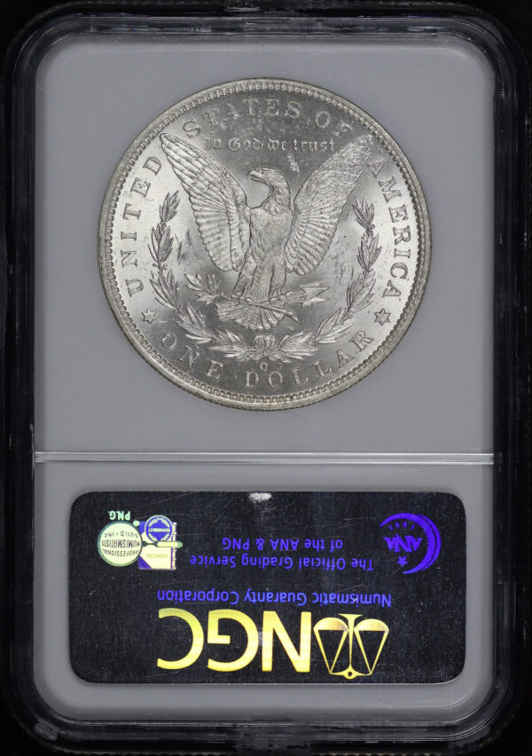 Reverse of this 1887-O Morgan Dollar NGC MS-63