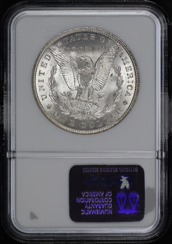 Reverse of this 1887-O Morgan Dollar NGC MS-63