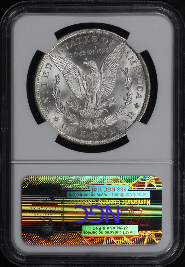 Reverse of this 1887-O Morgan Dollar NGC MS-64