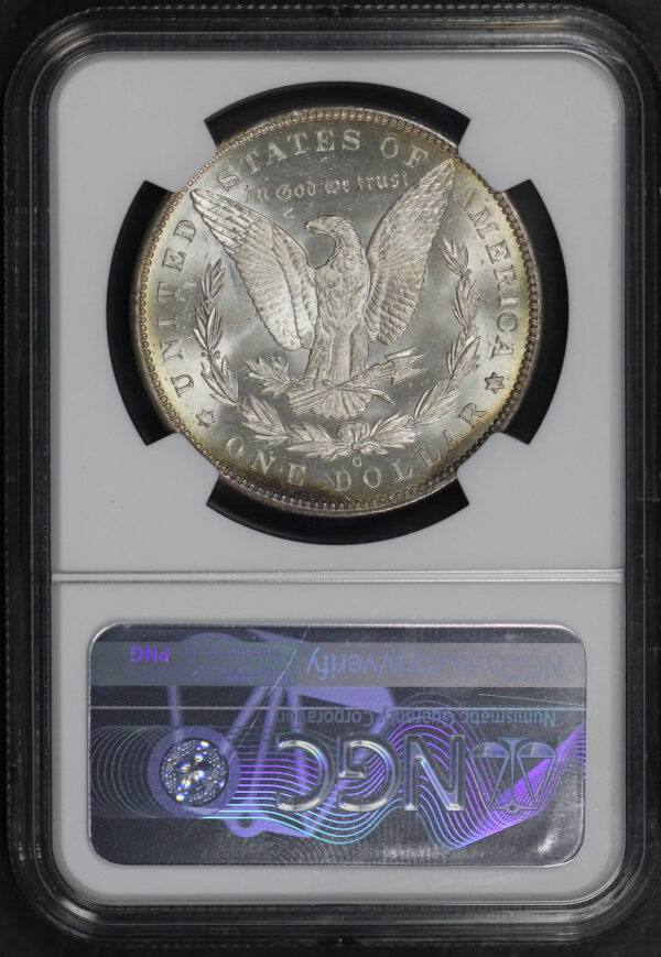 Reverse of this 1887-O Morgan Dollar NGC MS-64