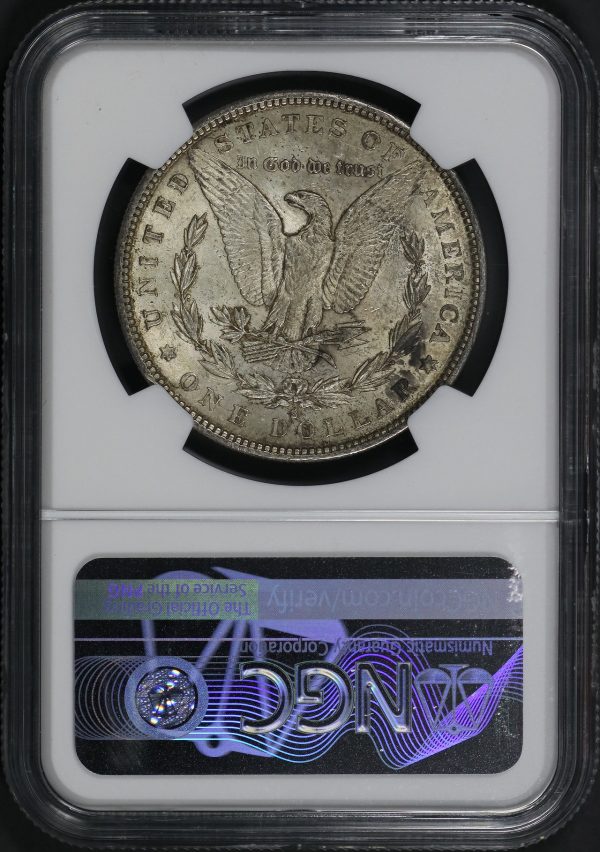 Reverse of this 1887-S Morgan Dollar NGC AU-58