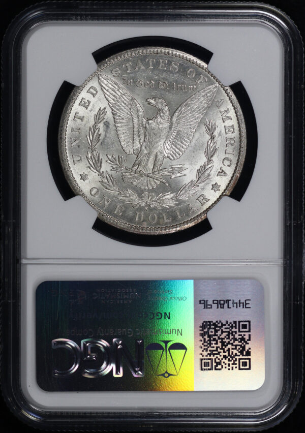 Reverse of this 1887-S Morgan Dollar NGC AU-58