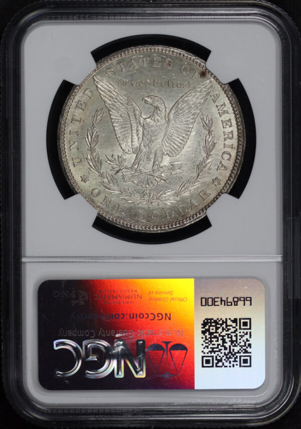 Reverse of this 1887-S Morgan Dollar NGC MS-63
