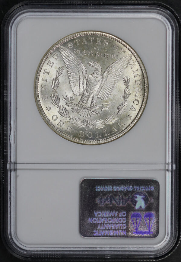 Reverse of this 1887-S Morgan Dollar NGC MS-64
