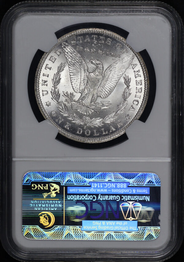 Reverse of this 1887-S Morgan Dollar NGC MS-65