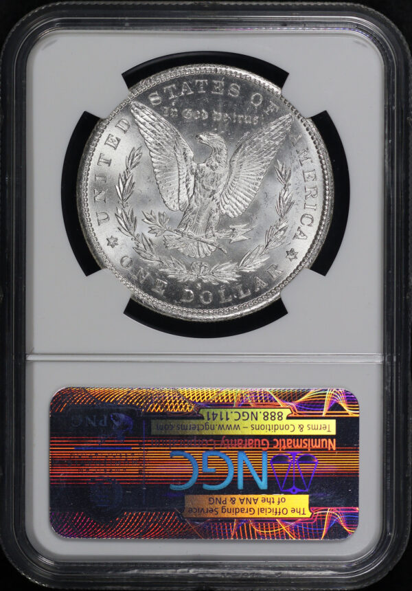 Reverse of this 1887-S Morgan Dollar NGC MS-65