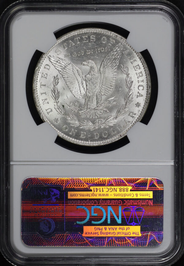 Reverse of this 1888 Morgan Dollar NGC MS-63 MUSIC CITY COLLECTION