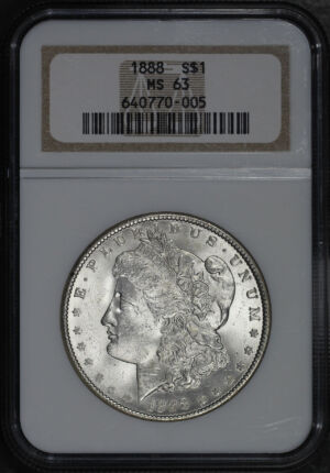 Obverse of this 1881-S Morgan Dollar PCGS MS-63