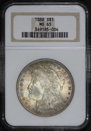 Obverse of this 1888 Morgan Dollar NGC MS-65