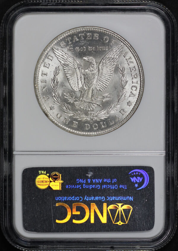 Reverse of this 1888-O Morgan Dollar NGC MS-64