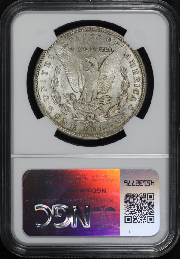 Reverse of this 1888-S Morgan Dollar NGC MS-62